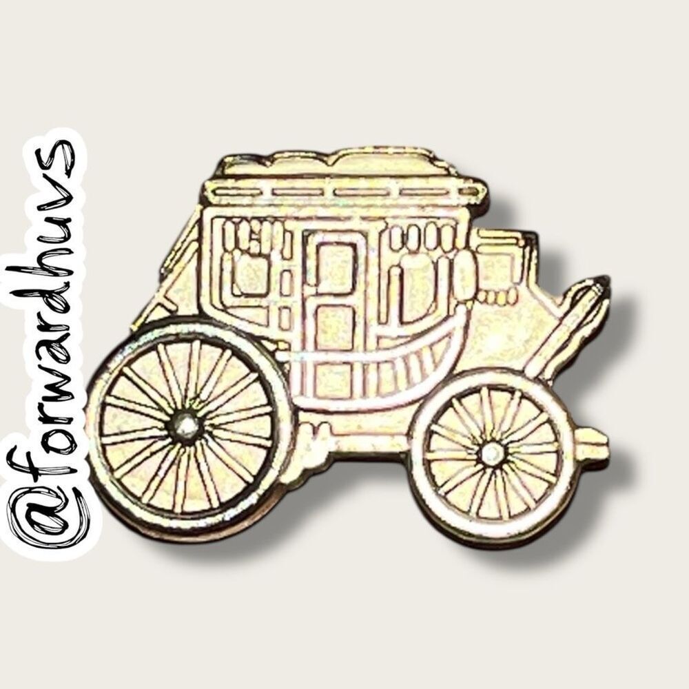 Bundle Sale 3 for $15 | Stagecoach Lapel Pin – Vintage Carriage Design